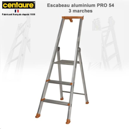 ESCABEAU ALUMINIUM PRO 54 -3 MARCHESCENTAURE 309203