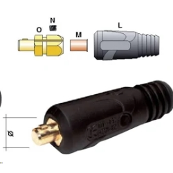 CONNECTEUR DINSE MALE 13MM35-50mm² - 400AWELDLINE W000010560