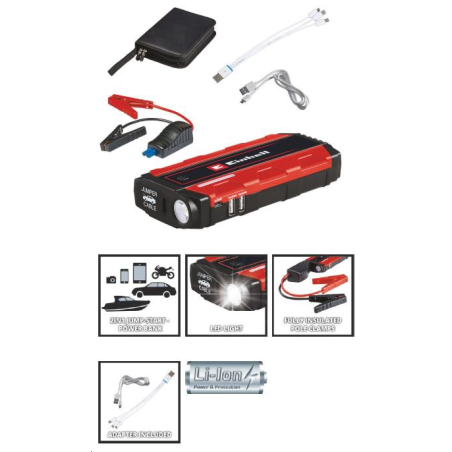 BOOSTER DE DÉMARRAGE - STATION D'ENERGIE CE-JS 8/1EINHELL 1091511