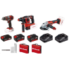 KIT OUTILS SANS FIL18V PACK BRUSHLESS BETONEINHELL 3300034055