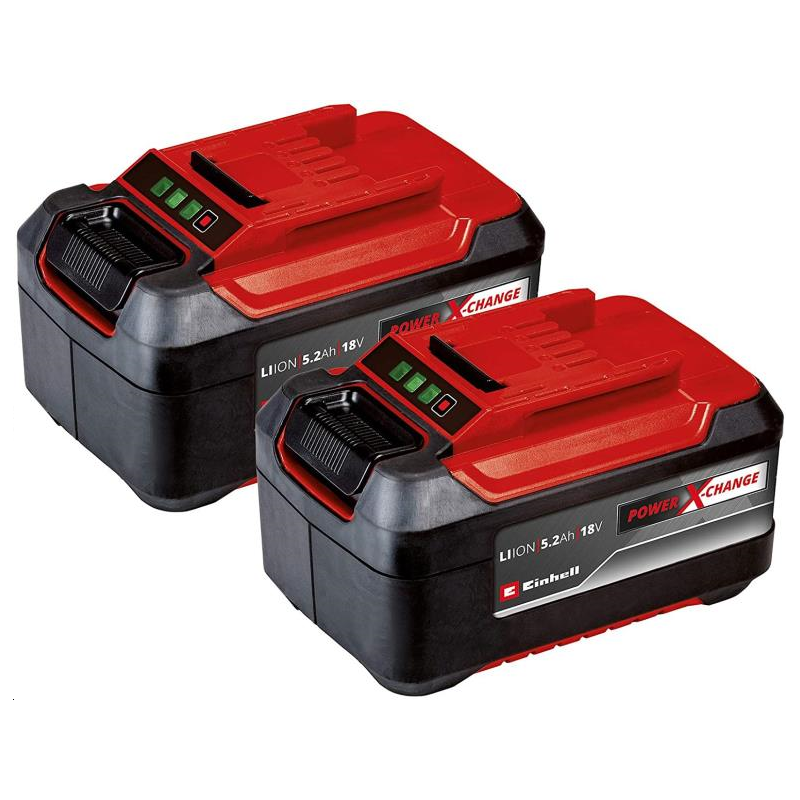 PACK BATTERIE TWINPACK 18V 2X5,2AH POWER X-CHANGEEINHELL 4511526