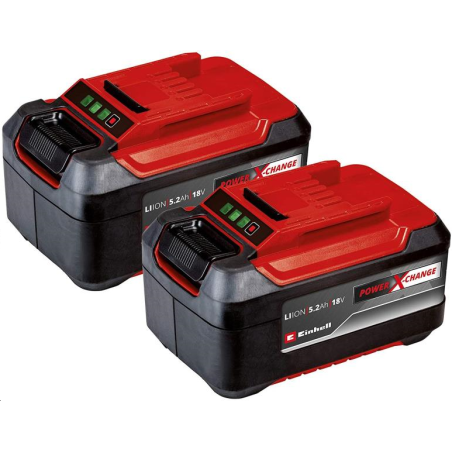 PACK BATTERIE TWINPACK 18V 2X5,2AH POWER X-CHANGEEINHELL 4511526