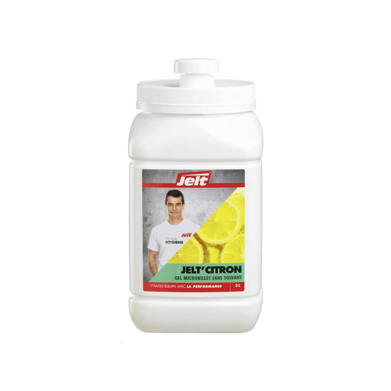 GEL SANS SOLVANT JELT'CITRON  pot/pompe 3l.JELT 742303