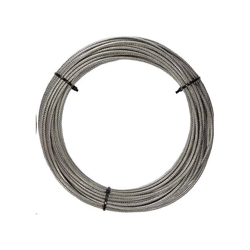 CABLE GALVA D.4 MM 7X7 COURONNE DE 25 M CRM 1152 KG  