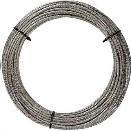 CABLE GALVA D.4 MM 7X7 COURONNE DE 25 M CRM 1152 KG  