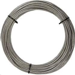 CABLE GALVA D.6 MM 7x7 COURONNE DE 25 M CRM 2580 KG  