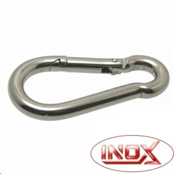 MOUSQUETON POIRE D.6x60 MM INOX