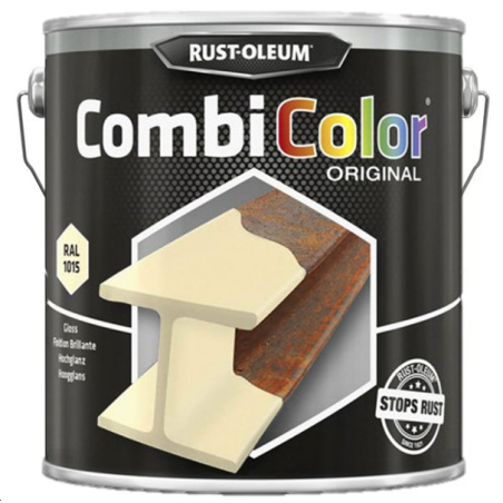 PEINTURE COMBICOLOR SABLE RAL 1015 2,5LRUST OLEUM 7342