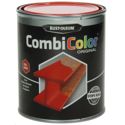 PEINTURE COMBICOLOR ROUGE INCENDIE RAL 3000 0,75 LRUST OLEUM 7365