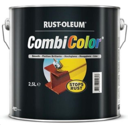 PEINTURE COMBICOLOR JAUNE SÉCUTITÉ RAL 1007 2,5LRUST OLEUM 7348