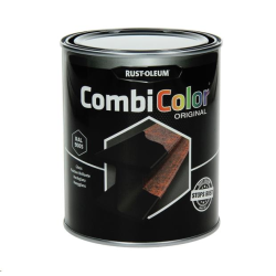 PEINTURE COMBICOLOR NOIR RAL 9005 0,75LRUST OLEUM 7379