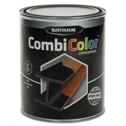 PEINTURE COMBICOLOR NOIR MAT 0,75LRUST OLEUM 7378