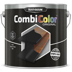 PEINTURE COMBICOLOR NOIR RAL 9005 2,5LRUST OLEUM 7379
