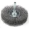 BROSSE CIRCULAIRE SUR TIGE FIL ACIER ONDULE FLX 70X15X6SHAFT 0,3 T19FLEXOVIT 07660739327